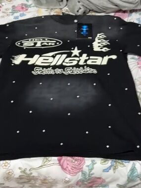 Hellstar Studded Graphic Tee - Black